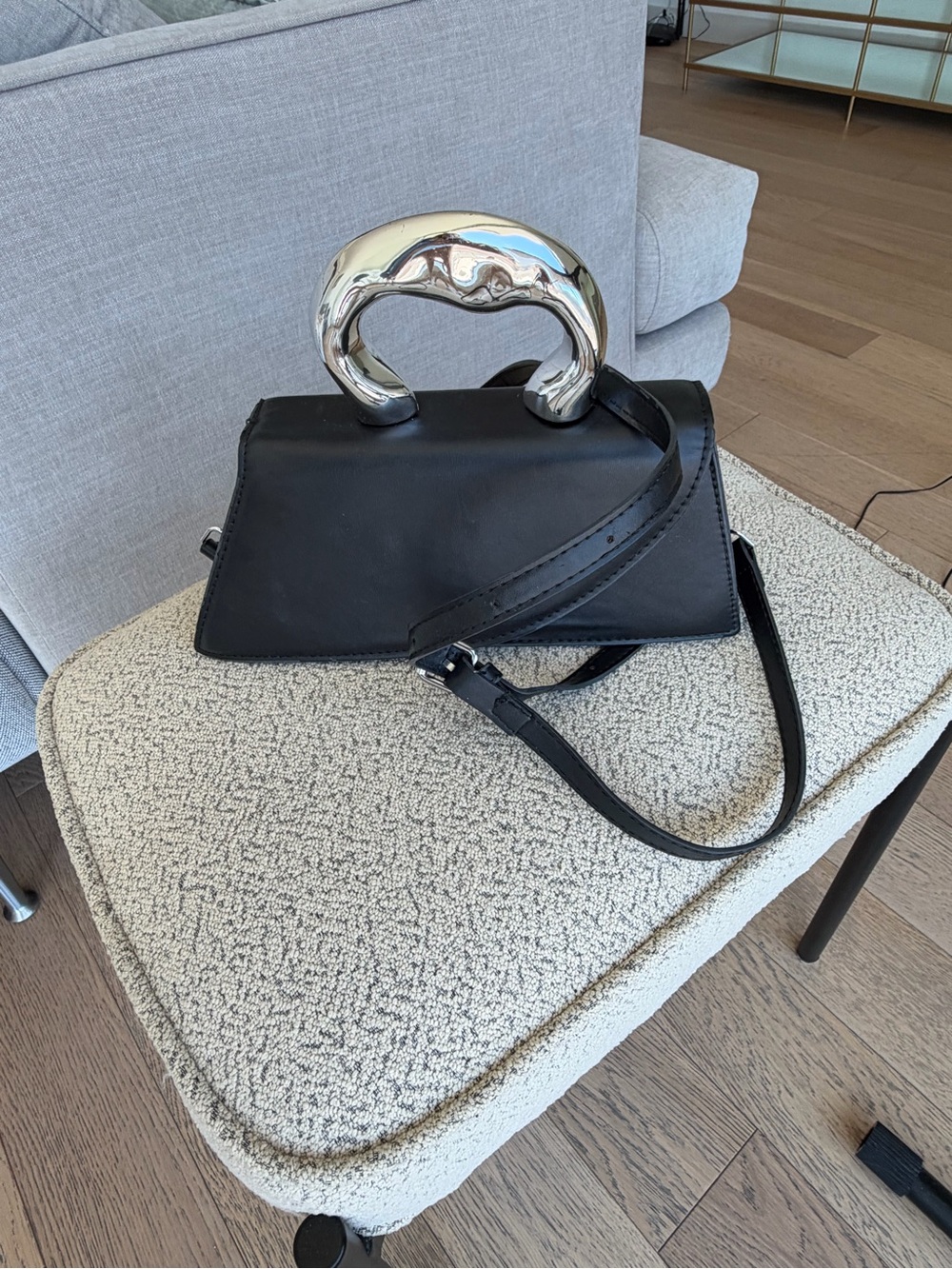 Long Asymmetrical Cross Body Bag